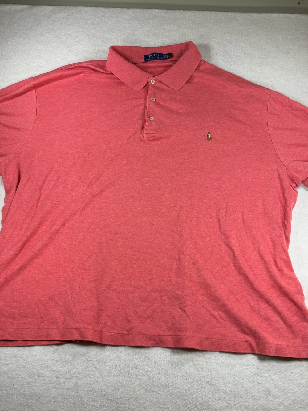 Polo Ralph Lauren Men’s Polo Shirt Coral Pink Size 3XB